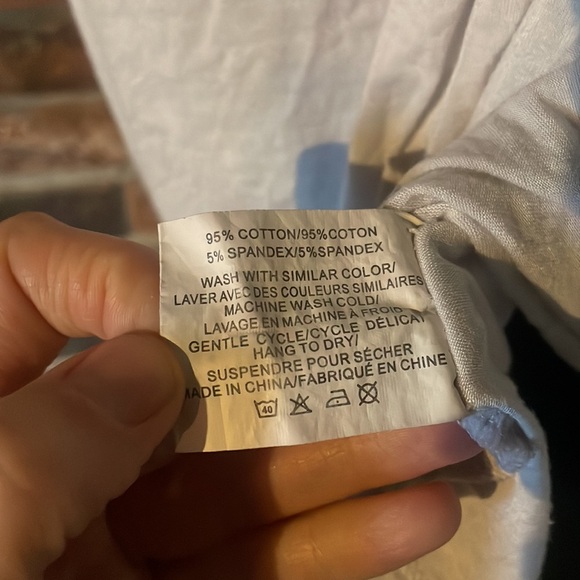 White Open Back Long Sleeve Zyia Top - Picture 5 of 5